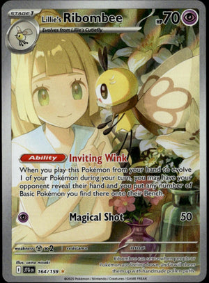 Lillie's Ribombee #164/159 (NM/M, Journey Together)