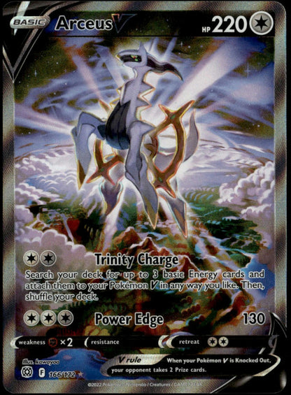Arceus V #166/172 (NM, Brilliant Stars)