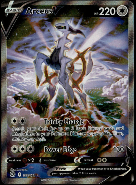 Arceus V #166/172 (NM, Brilliant Stars)