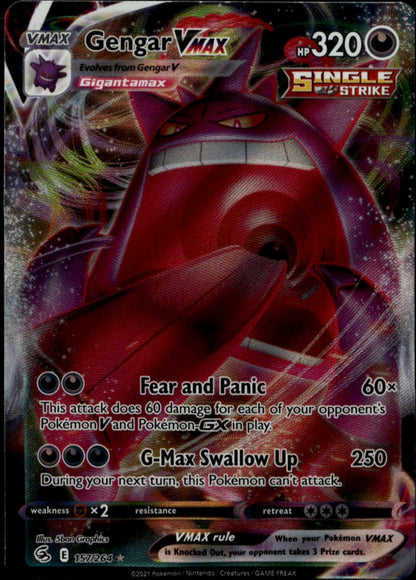 Gengar VMAX #157/264 (NM/M, Fusion Strike)