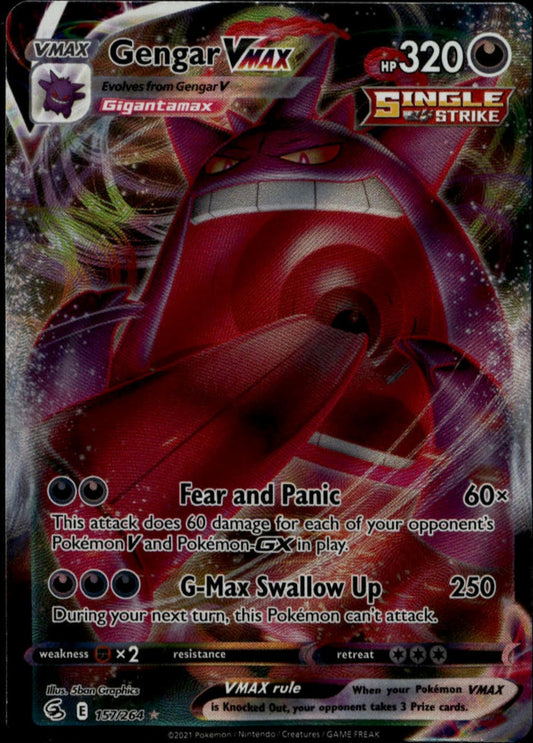 Gengar VMAX #157/264 (NM/M, Fusion Strike)