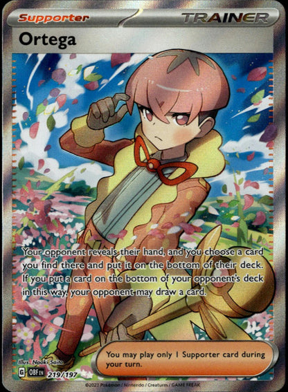 Ortega #219/197 (NM, Obsidian Flames)