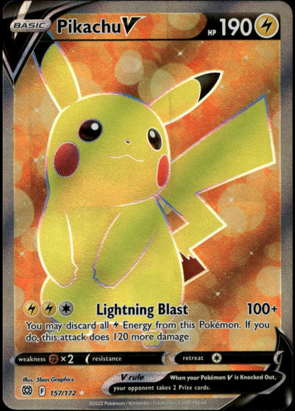 Pikachu #157/172 (NM, Brilliant Stars)