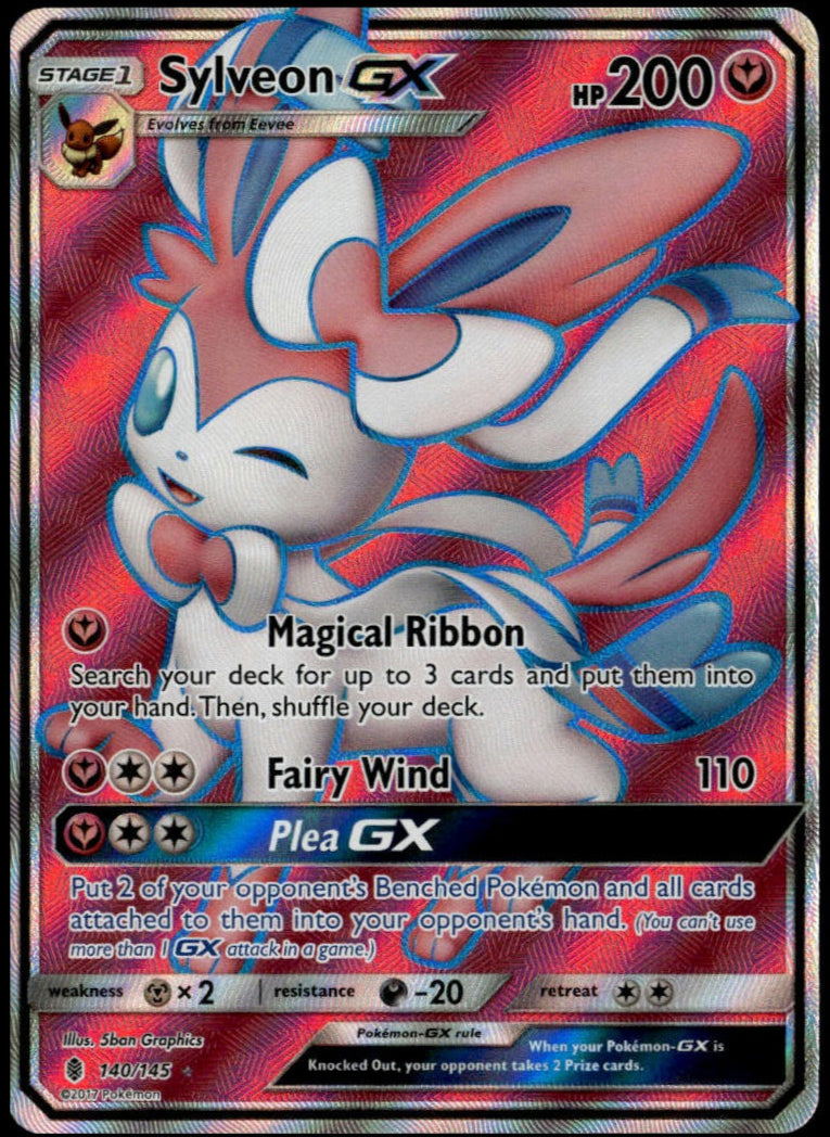 Sylveon GX #140/145 (NM/M, Guardians Rising)