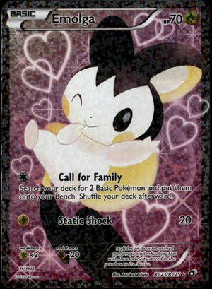 Emolga Full Art #RC23/RC25 (LP, Legendary Treasures: Radiant Collection)