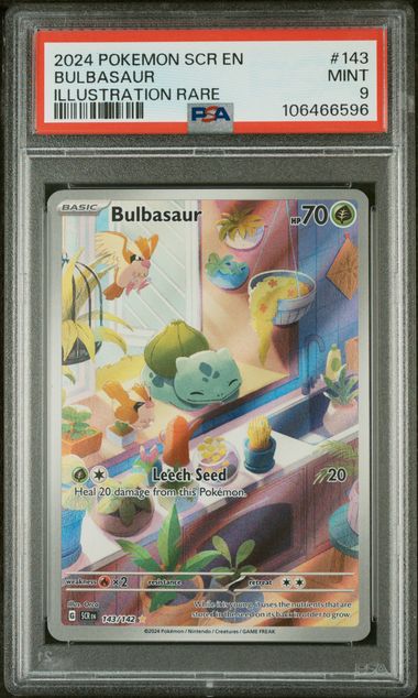 Bulbasaur #143/142 (PSA 9, Stellar Crown)