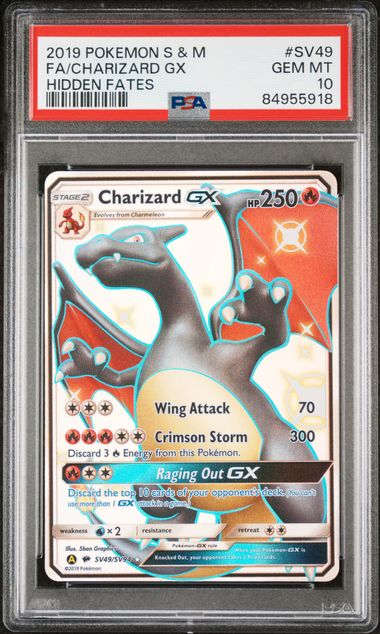 Charizard GX #SV49/SV94 (PSA 10, Hidden Fates)