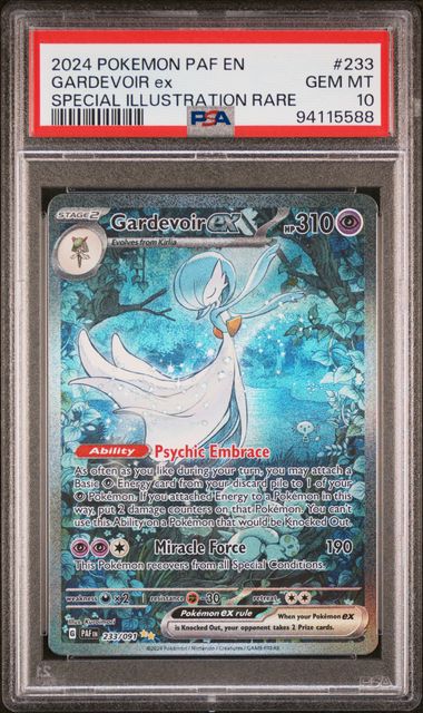Gardevoir ex SIR #233/091 (PSA 10, Paldean Fates)