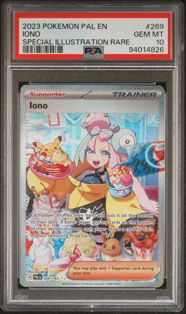 Iono #269/193 (PSA 10, PAL - Paldea Evolved)