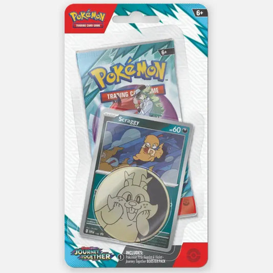 Journey Together Single Pack Blister (Scraggy Promo w/Greedent Coin)