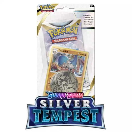 Silver Tempest Single Pack Blister [Cranidos Promo w/SirFetch'd Coin]